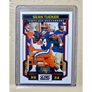 Sean Tucker 2023 Panini NFL #318 Score Football Card Tampa Bay Buccaneers